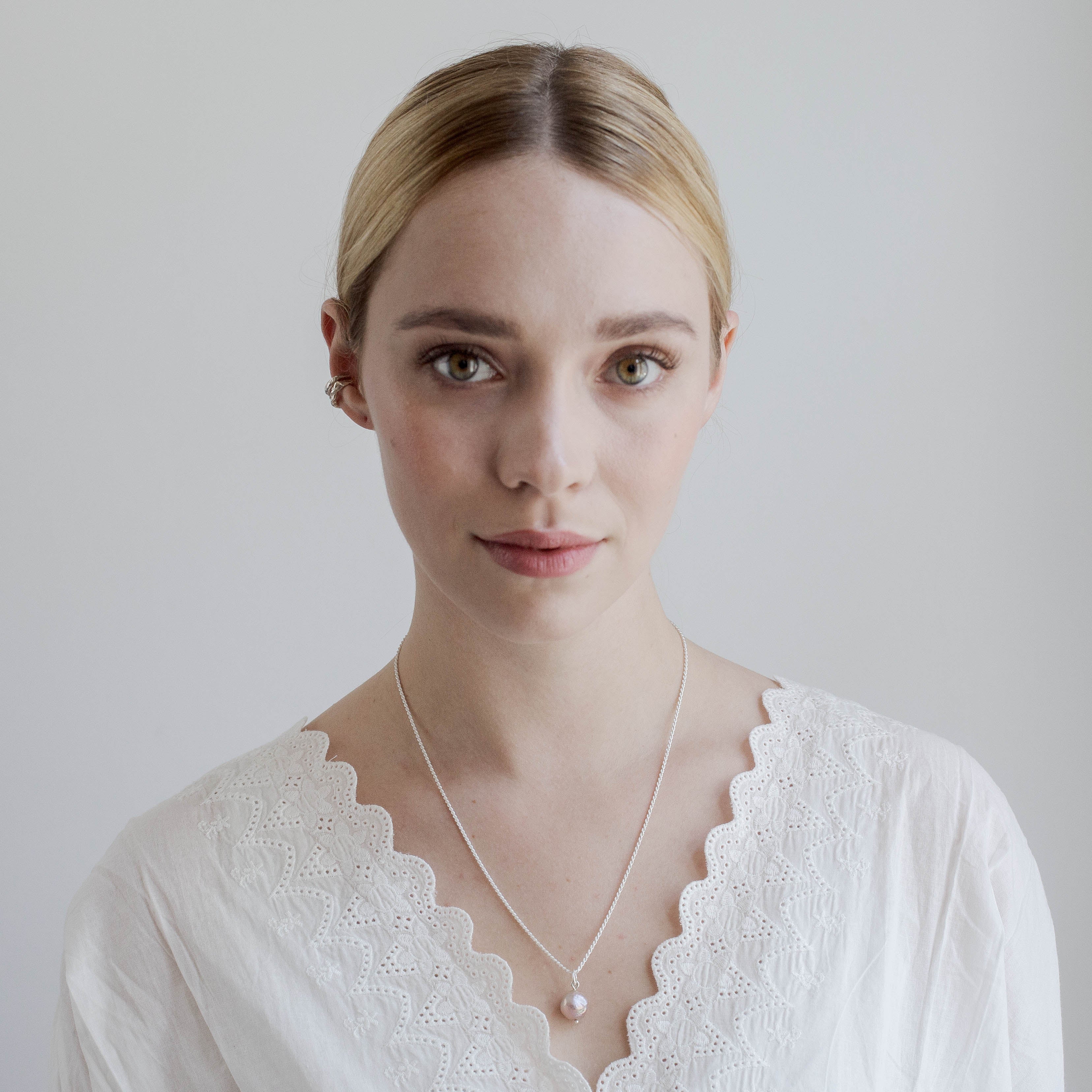 Akoya Perlen Kette // SVELVIK Silber - Image 4