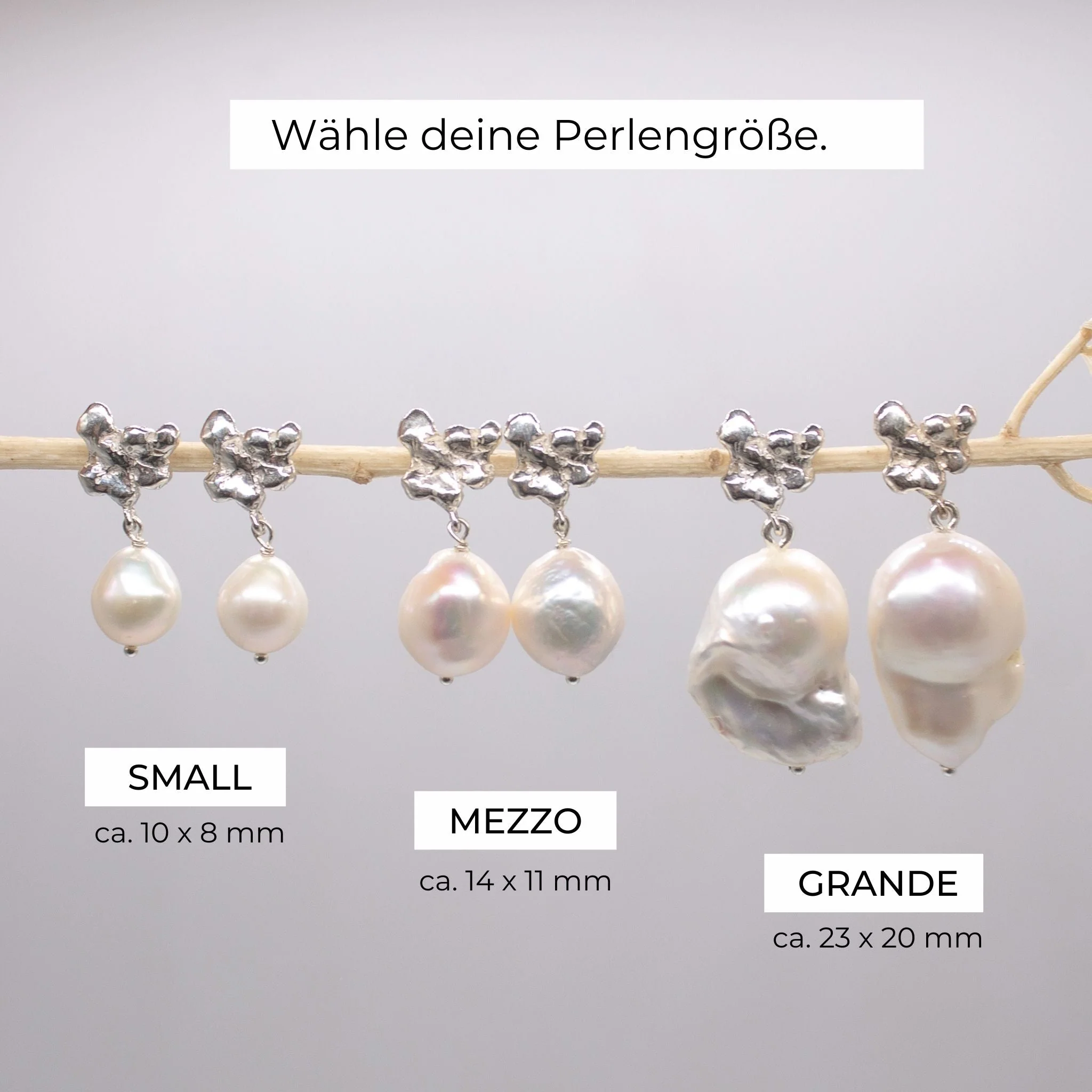 FJELLSTRAND // Ohrstecker mit Barockperlen - Image 3