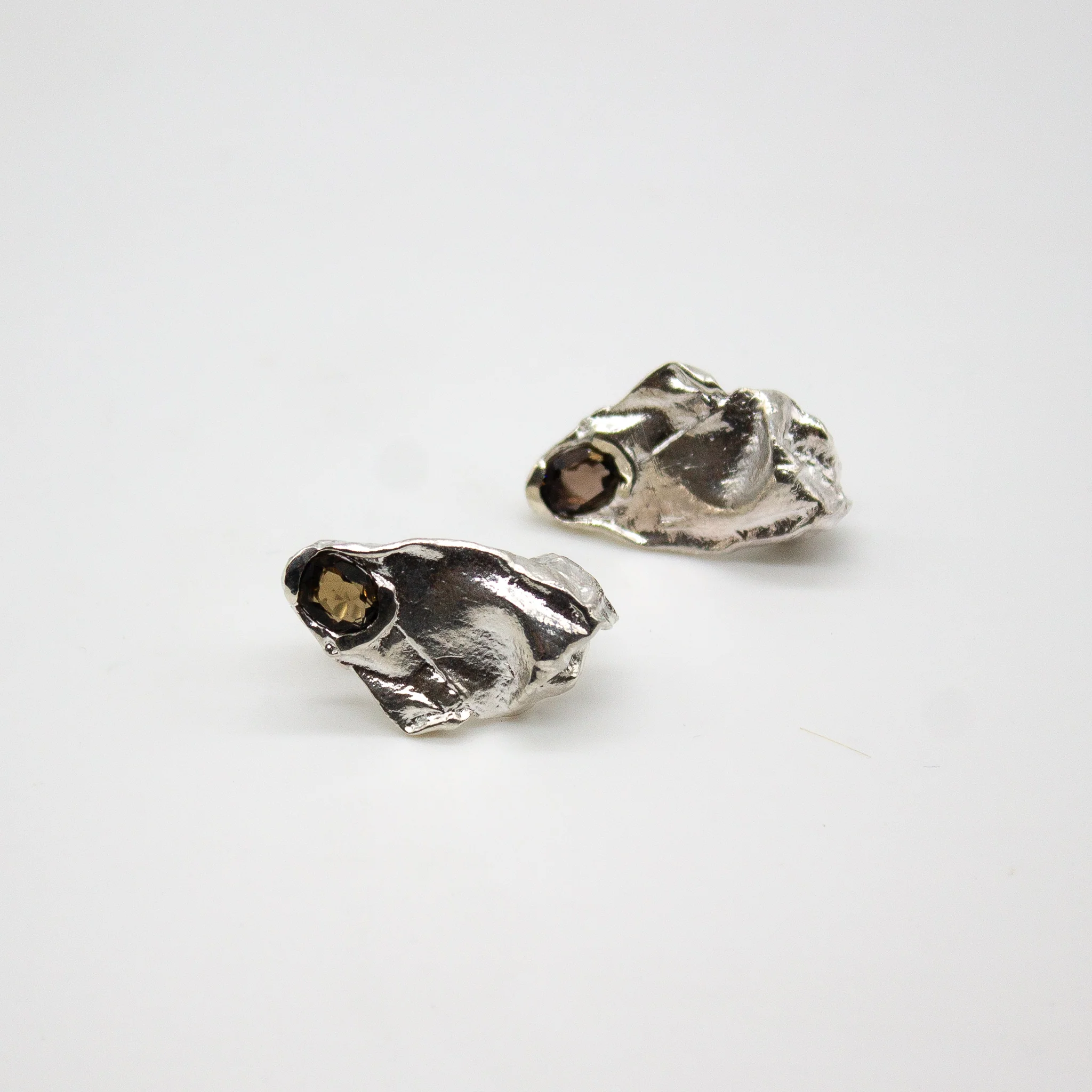 LYSÅR // Ohrstecker mit Rauchquarz - Image 8
