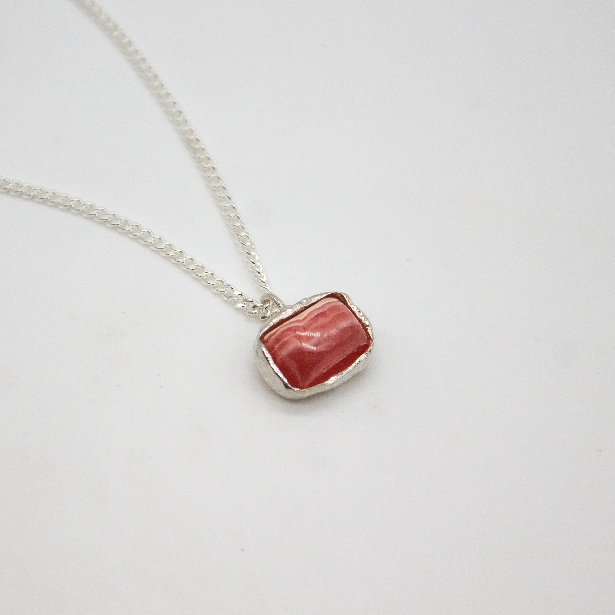 MORGENSTJERNE // Zarte Panzerkette mit Rhodochrosit - Image 7